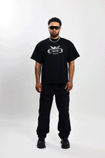 Load image into Gallery viewer, ANGEL LOGO TEE FULL BLACK
