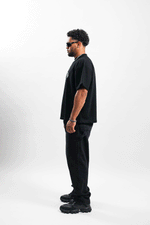 Load image into Gallery viewer, ANGEL LOGO TEE FULL BLACK

